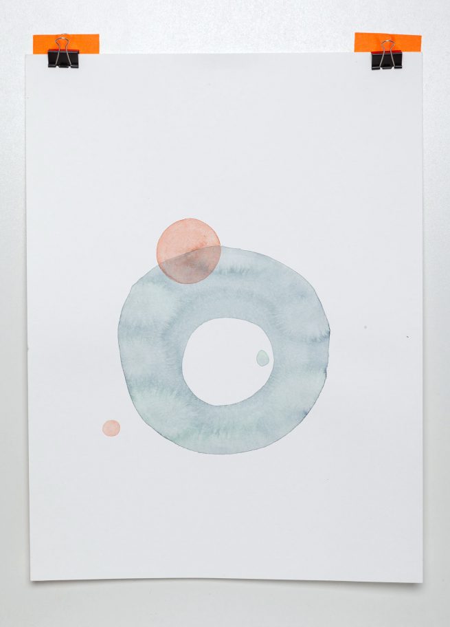 Ring study watercolour