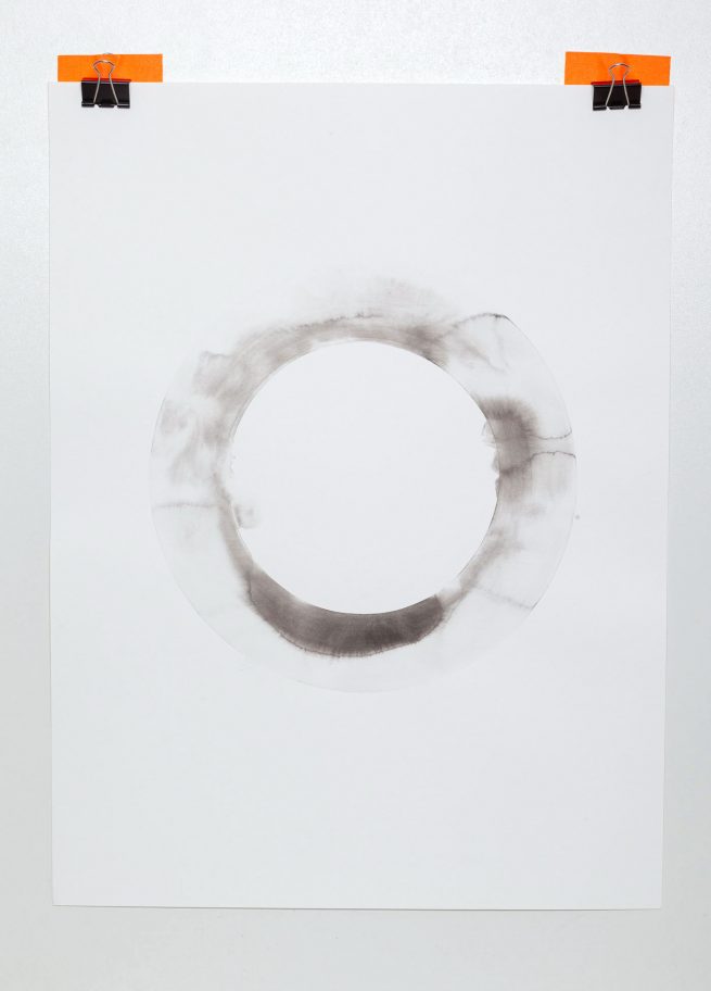 Ring study. Using watercolour and compasses.